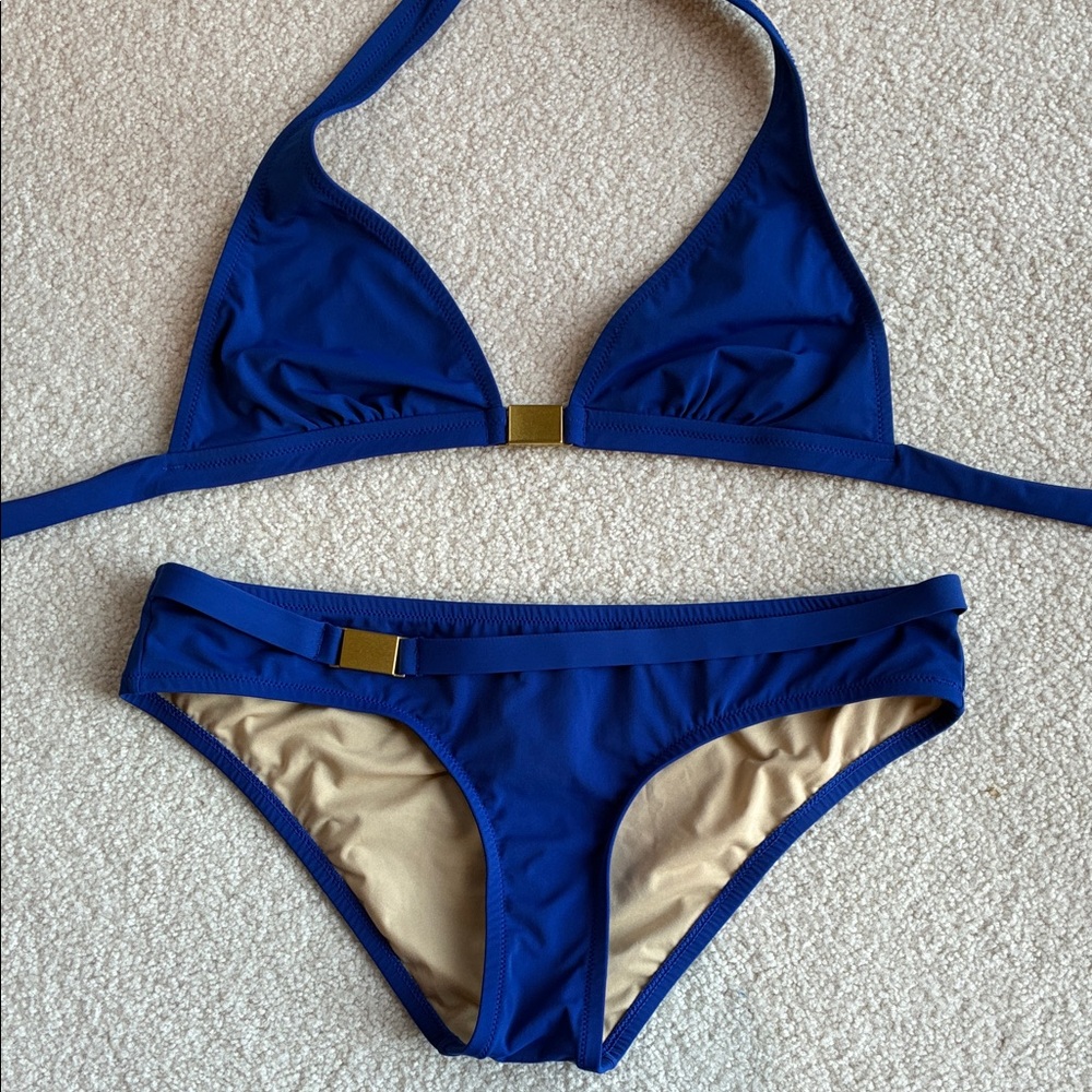 J. Crew Royal Blue Bikini Set